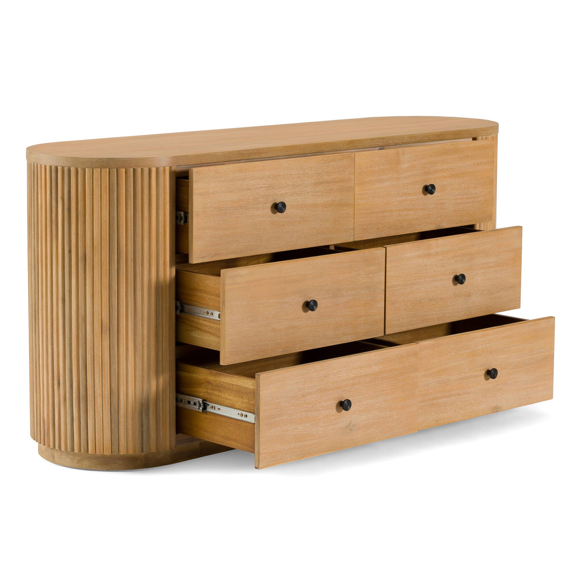 Jacobson - Modern Natural Acacia Dresser by VIG Furniture - View 3