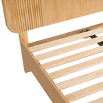 Jacobson - Modern Natural Acacia Bed by VIG Furniture - View 4