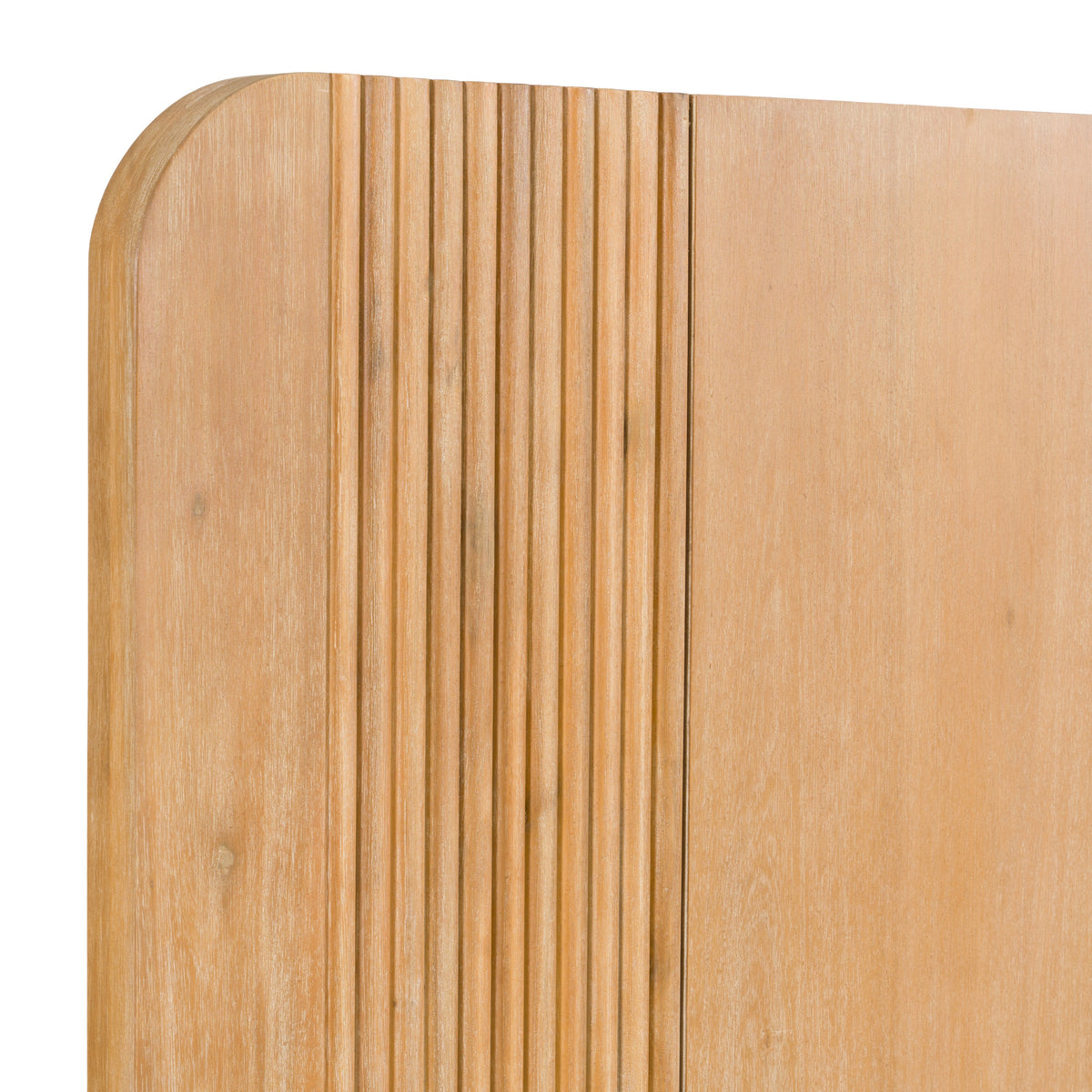Jacobson - Modern Natural Acacia Bed by VIG Furniture - View 5