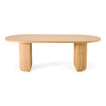 Jacobson - Modern Natural Acacia Oval Large Dining Table by VIG Furniture - View 3