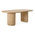 Jacobson - Modern Natural Acacia Oval Large Dining Table by VIG Furniture - View 8