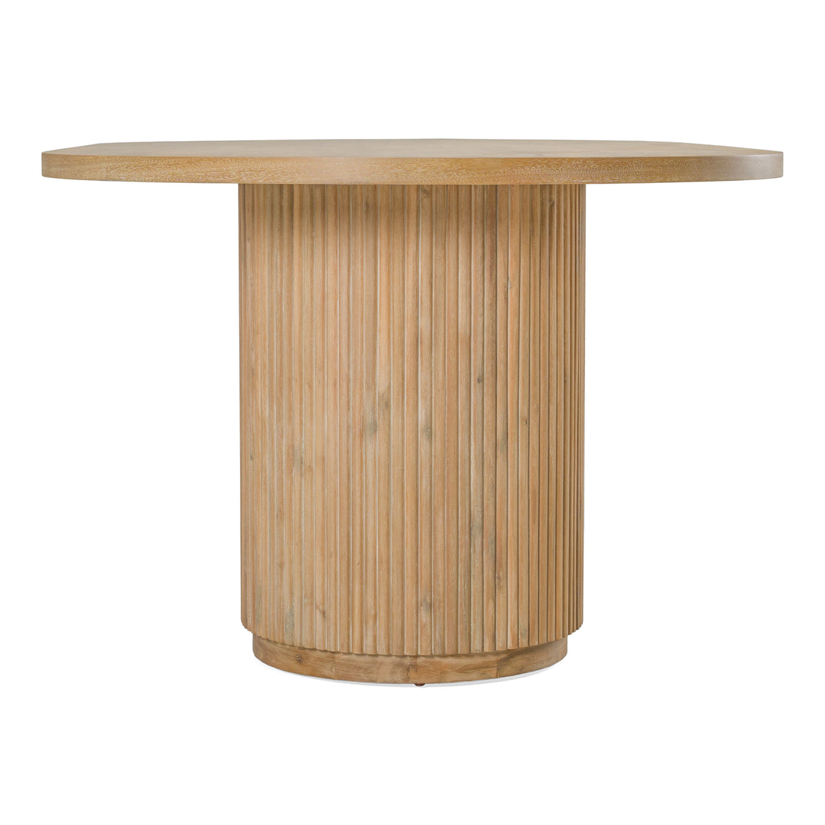 Jacobson - Modern Natural Acacia Oval Large Dining Table by VIG Furniture - View 9