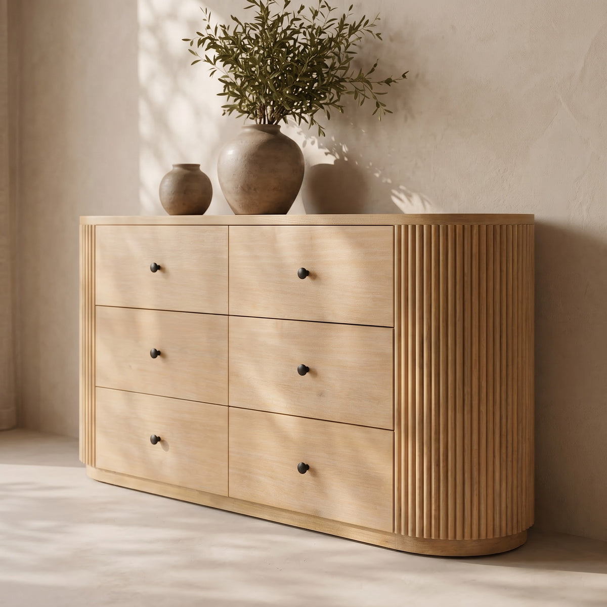 Jacobson - Modern Natural Acacia Dresser by VIG Furniture - View 13