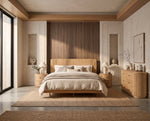 Jacobson - Modern Natural Acacia Bed by VIG Furniture - View 7