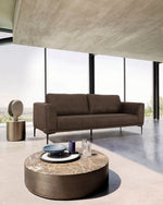 Jada - Modern Brown Fabric Loveseat by VIG Furniture - View 2