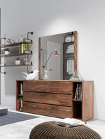 Jagger Modern Walnut Dresser & Mirror Set by VIG Furniture - View 1