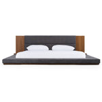 Jagger Modern Dark Grey & Walnut Bed by VIG Furniture - View 1