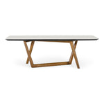 James - Contemporary Walnut & White Dining Table by VIG Furniture - View 1