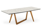 James - Contemporary Walnut & White Dining Table by VIG Furniture - View 2