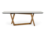 James - Contemporary Walnut & White Dining Table by VIG Furniture - View 3