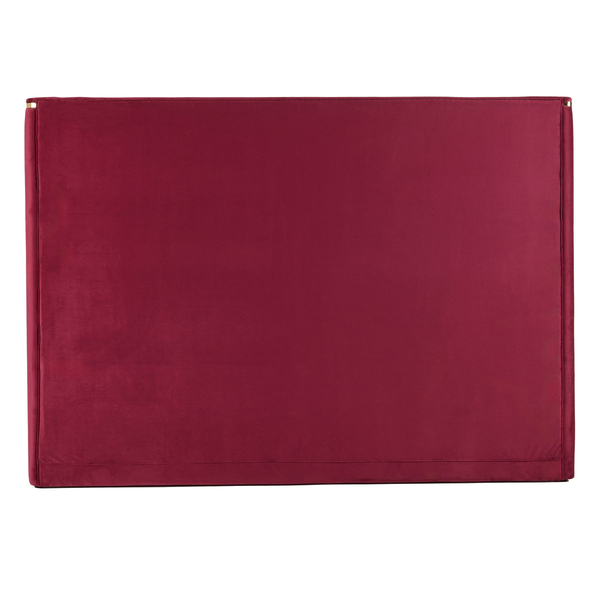 Queen Janet - Modern Red Velvet + Gold Bed by VIG Furniture - View 4