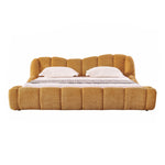 Janine - Modern Camel Fabric Bed by VIG Furniture - View 1