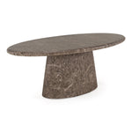 Jaya - Modern Faux Marble Concrete Oval Dining Table by VIG Furniture - View 2