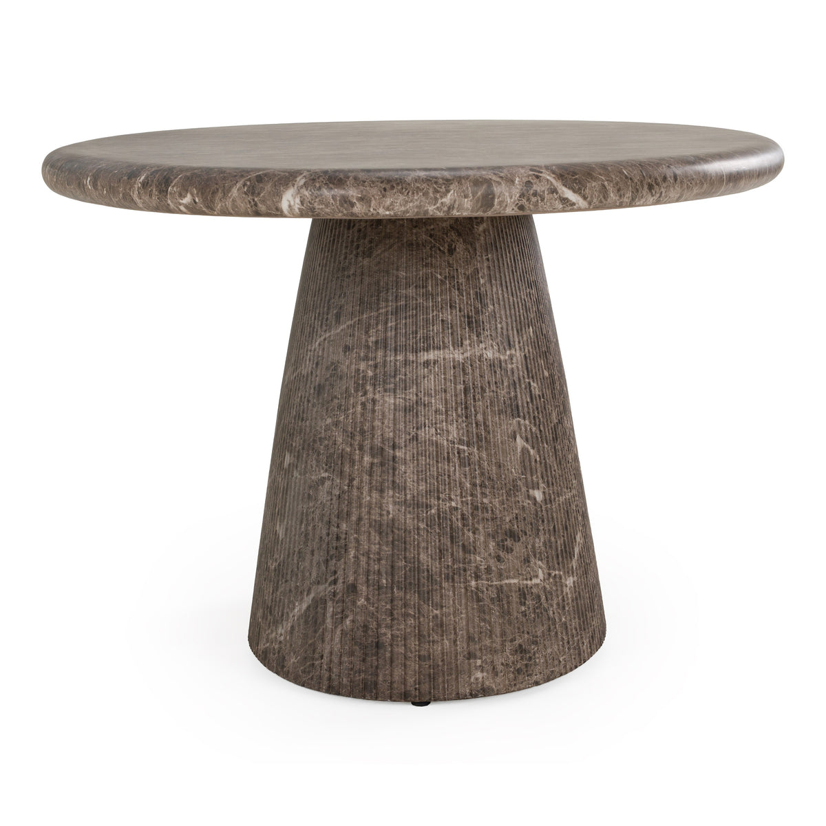 Jaya - Modern Faux Marble Concrete Oval Dining Table by VIG Furniture - View 3