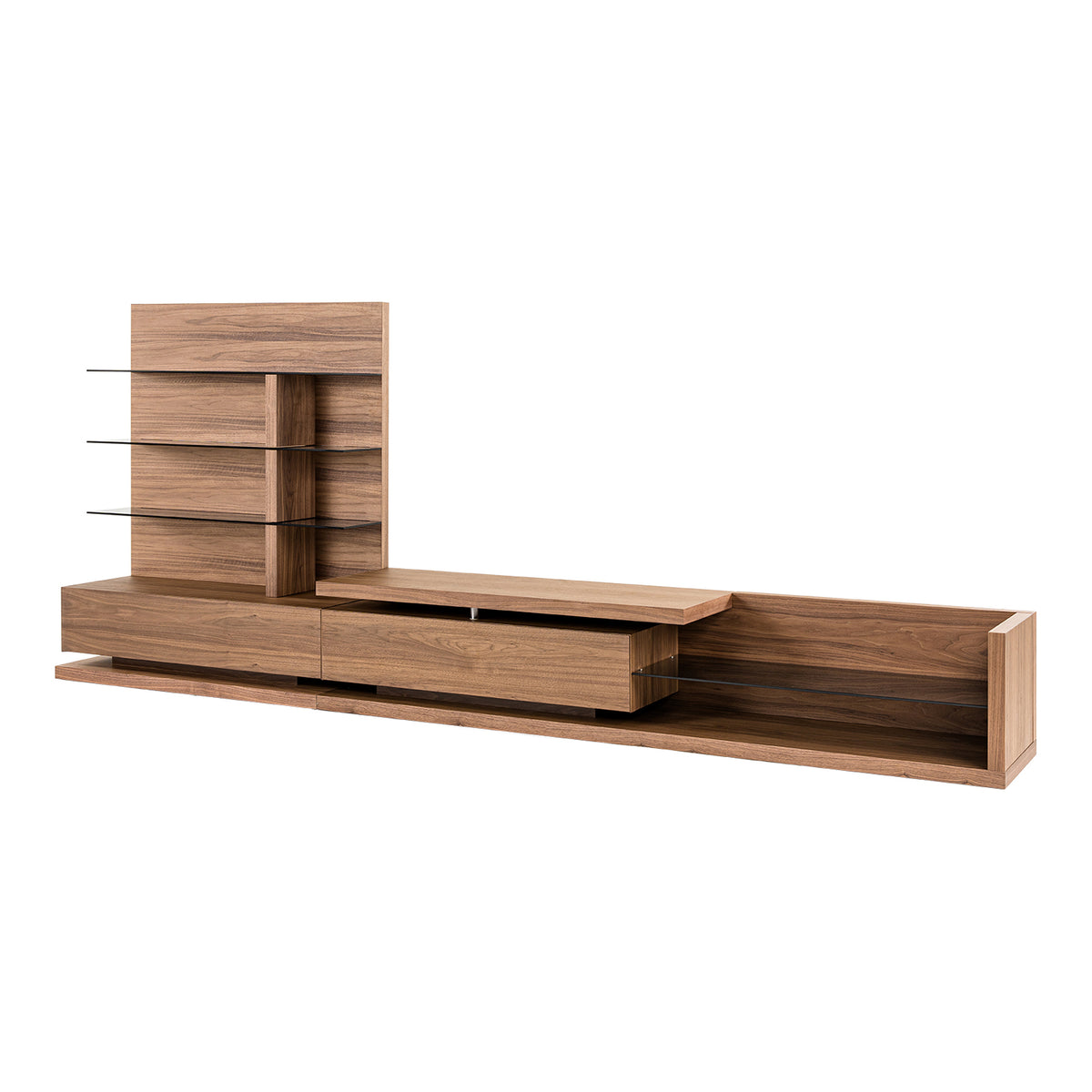 Jefferson - Mid-Century Modern Reversible Walnut Entertainment Center by VIG Furniture - View 19