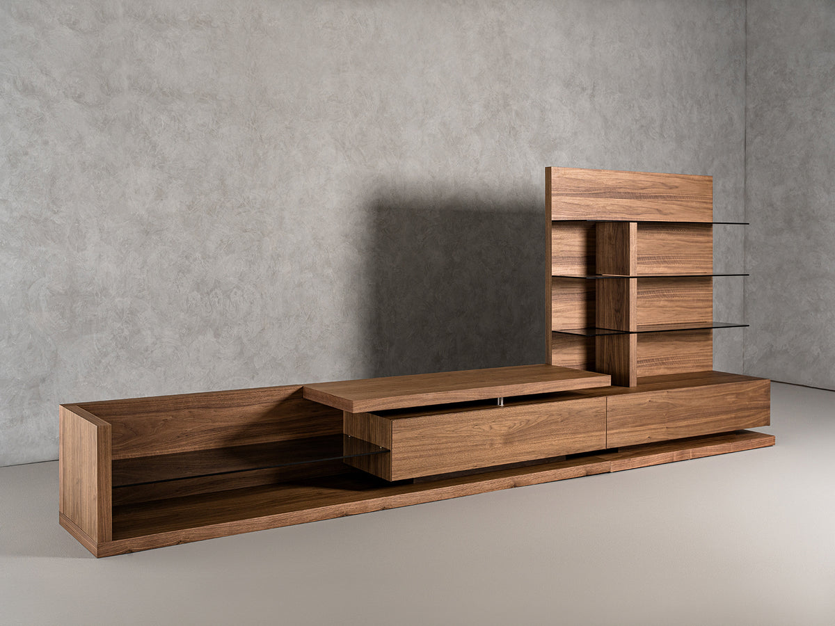 Jefferson - Mid-Century Modern Reversible Walnut Entertainment Center by VIG Furniture - View 15