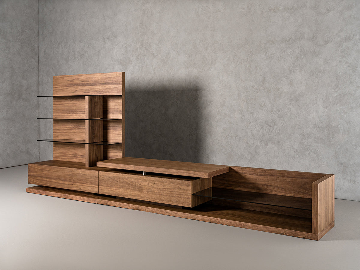 Jefferson - Mid-Century Modern Reversible Walnut Entertainment Center by VIG Furniture - View 16