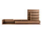 Jefferson - Mid-Century Modern Reversible Walnut Entertainment Center by VIG Furniture - View 3