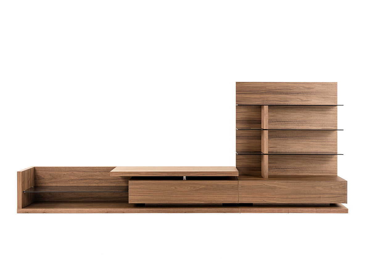 Jefferson - Mid-Century Modern Reversible Walnut Entertainment Center by VIG Furniture - View 3