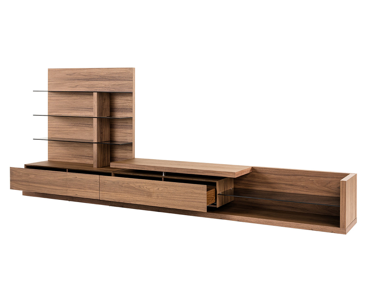 Jefferson - Mid-Century Modern Reversible Walnut Entertainment Center by VIG Furniture - View 8