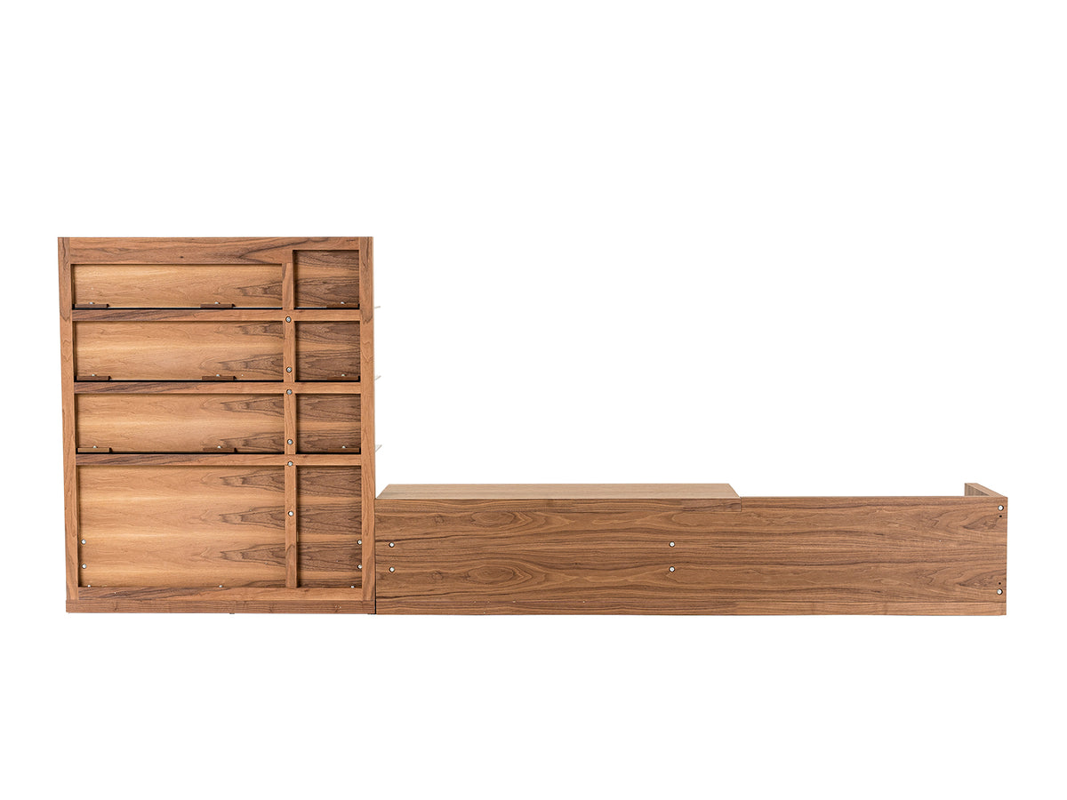Jefferson - Mid-Century Modern Reversible Walnut Entertainment Center by VIG Furniture - View 9