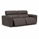Nouveau Jessop - Modern Dark Grey Leather Sofa 2 Recliners by VIG Furniture - View 3
