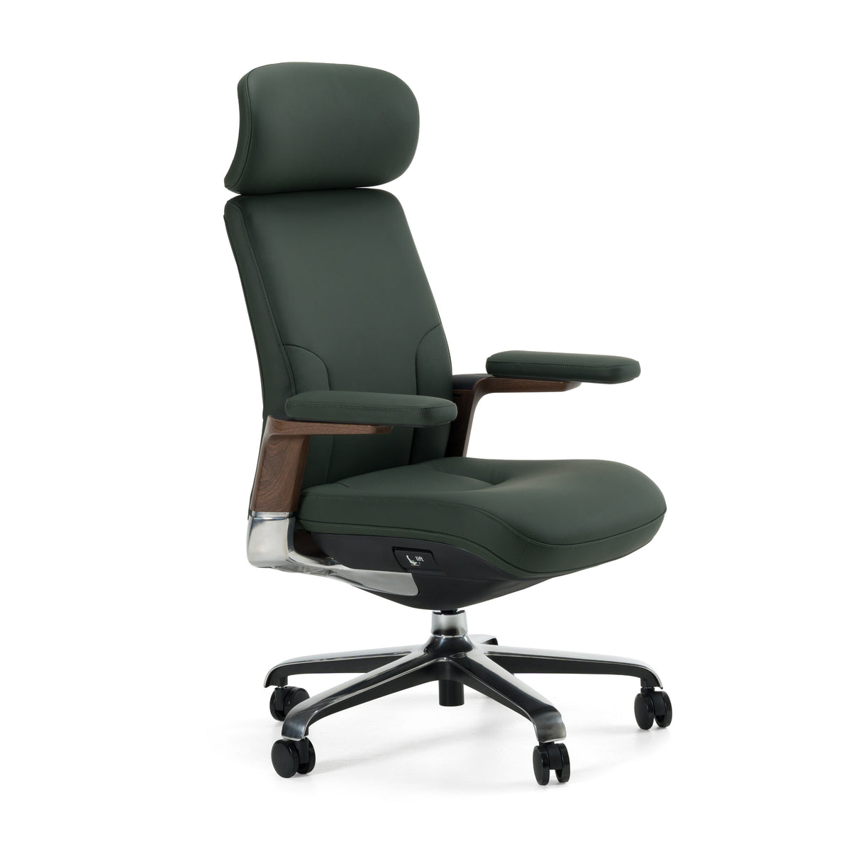 Johnson - Modern Green Leather Executive Office Chair by VIG Furniture - View 1