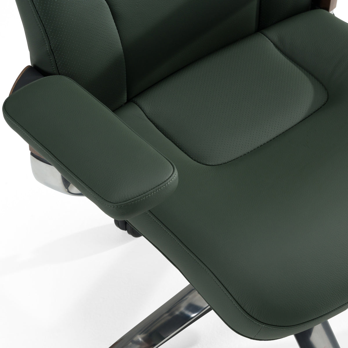 Johnson - Modern Green Leather Executive Office Chair by VIG Furniture - View 4