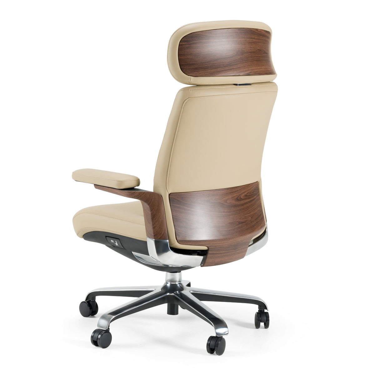 Johnson - Modern Beige Leather Executive Office Chair by VIG Furniture - View 6