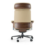 Johnson - Modern Beige Leather Executive Office Chair by VIG Furniture - View 3