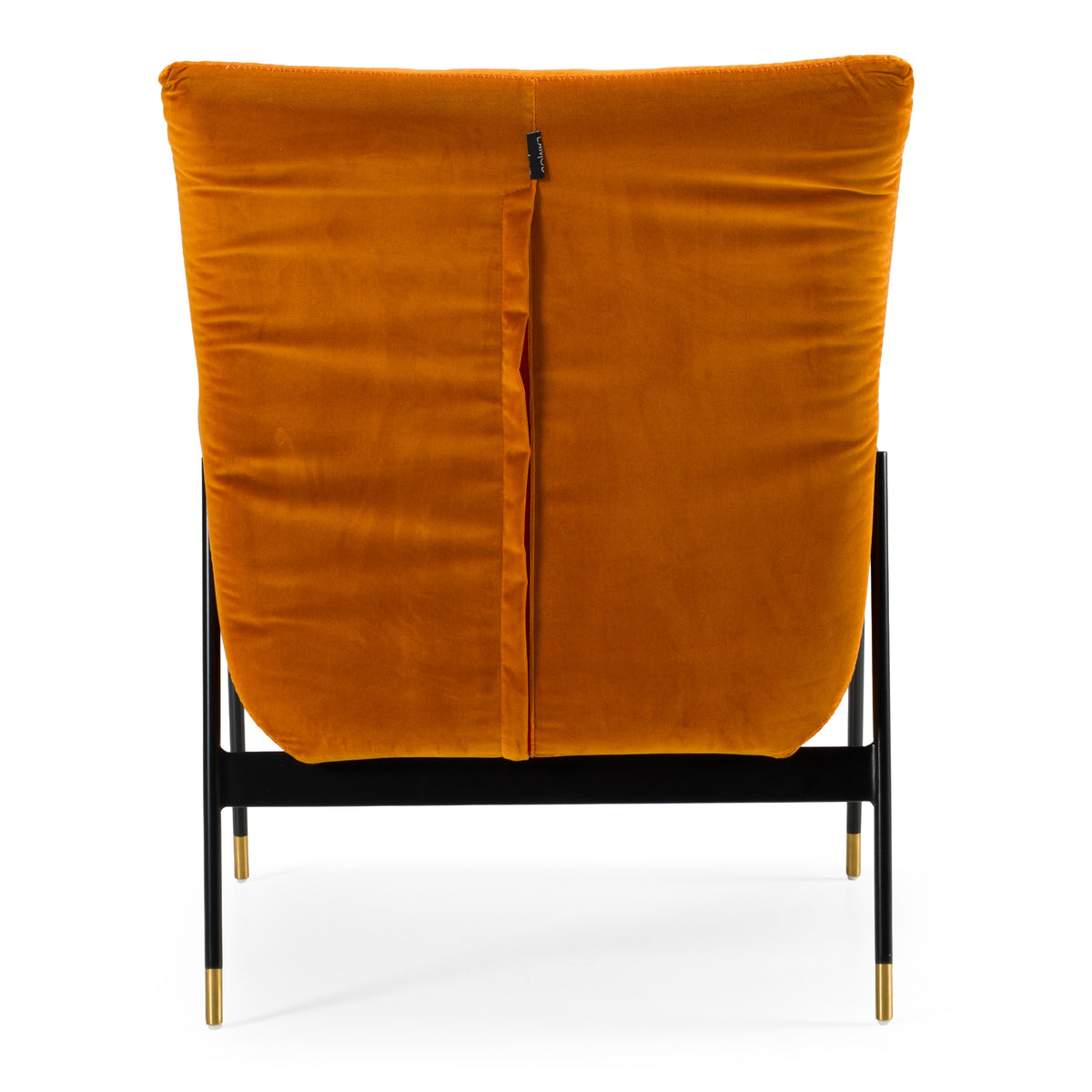 Joseph Modern Orange Fabric Accent Chair by VIG Furniture - View 5