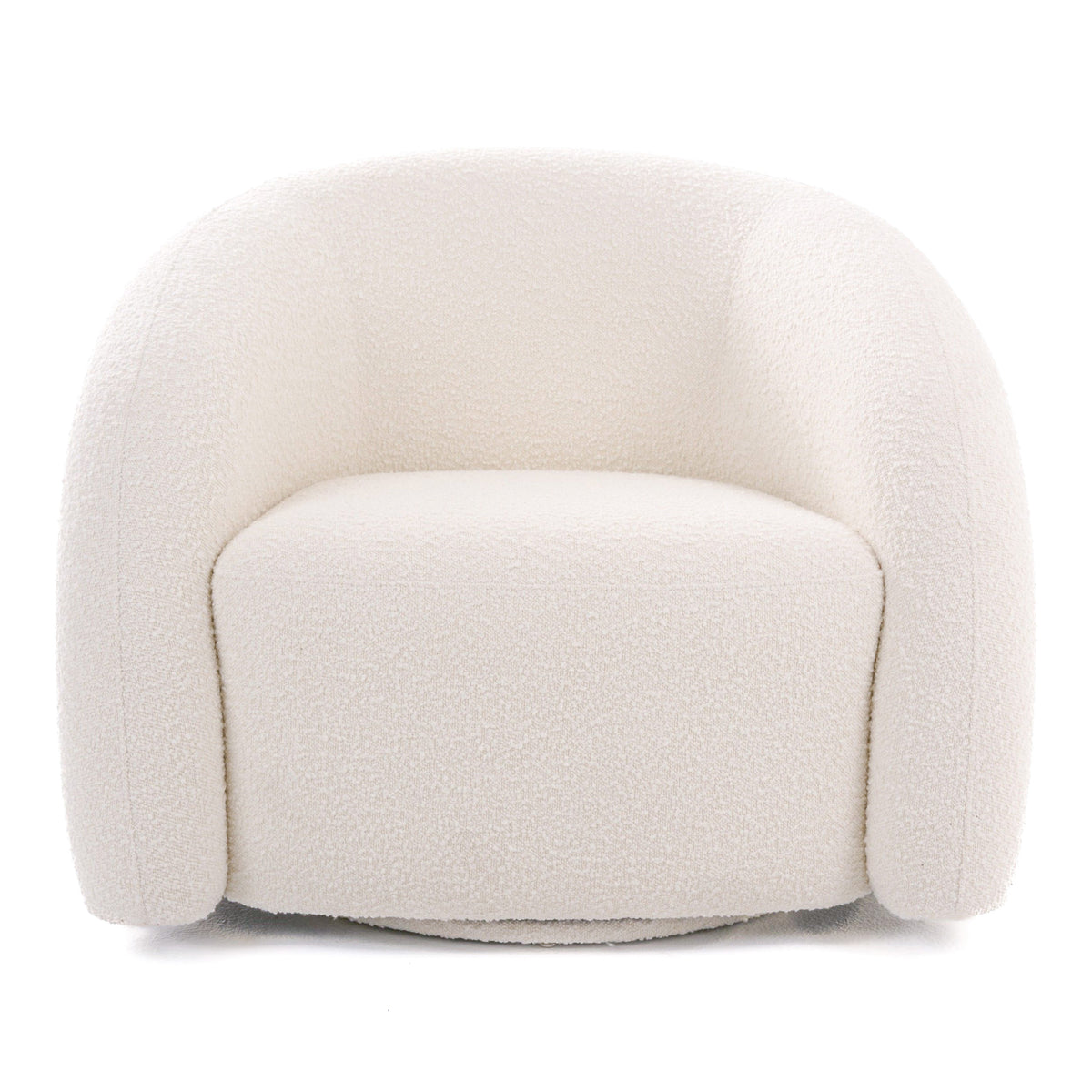 Joshua Modern White Fabric Accent Chair by VIG Furniture - View 2