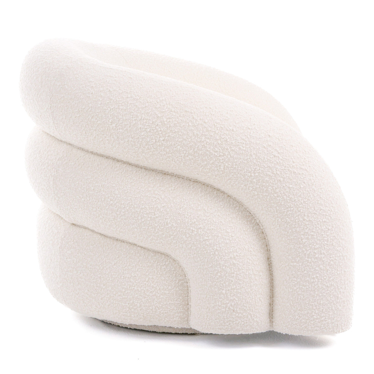Joshua Modern White Fabric Accent Chair by VIG Furniture - View 3