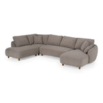 Joslin - Modern Grey Fabric U-Shaped Sectional Sofa by VIG Furniture - View 4