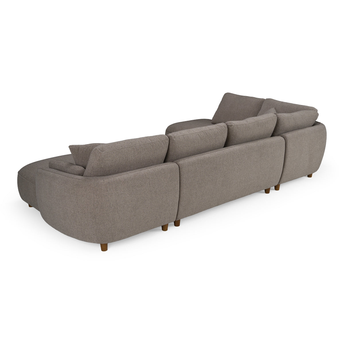 Joslin - Modern Grey Fabric U-Shaped Sectional Sofa by VIG Furniture - View 5