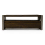 June - Modern Dark Grey Concrete & Walnut Coffee Table by VIG Furniture - View 1