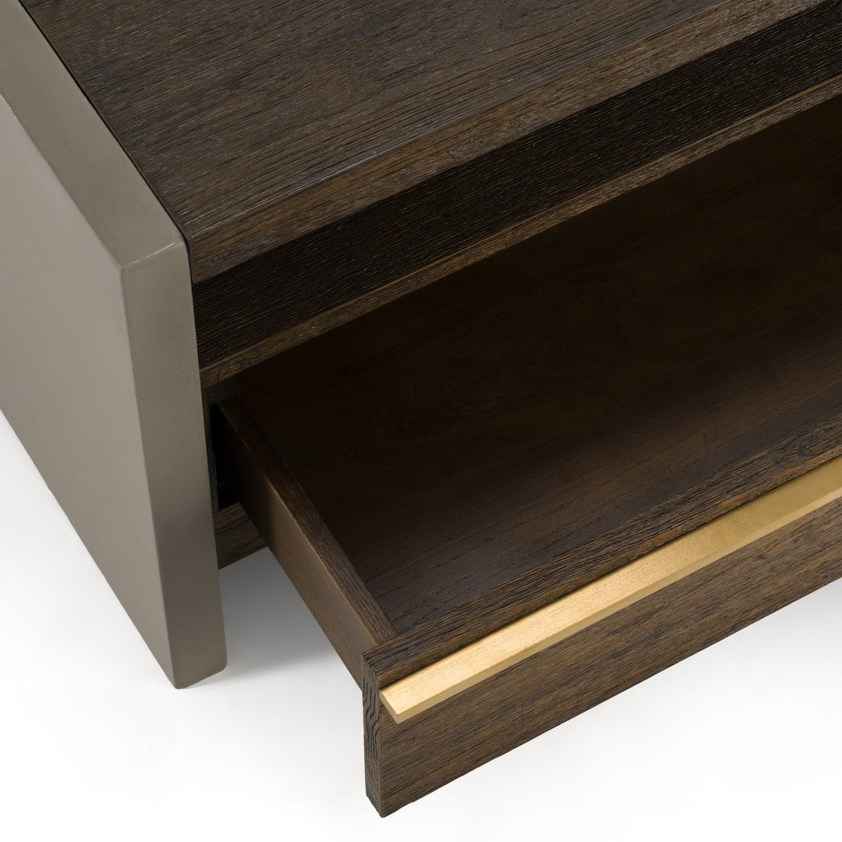 June - Modern Dark Grey Concrete & Walnut Coffee Table by VIG Furniture - View 5