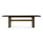 June - Modern Dark Grey & Walnut Dining Table by VIG Furniture - View 1