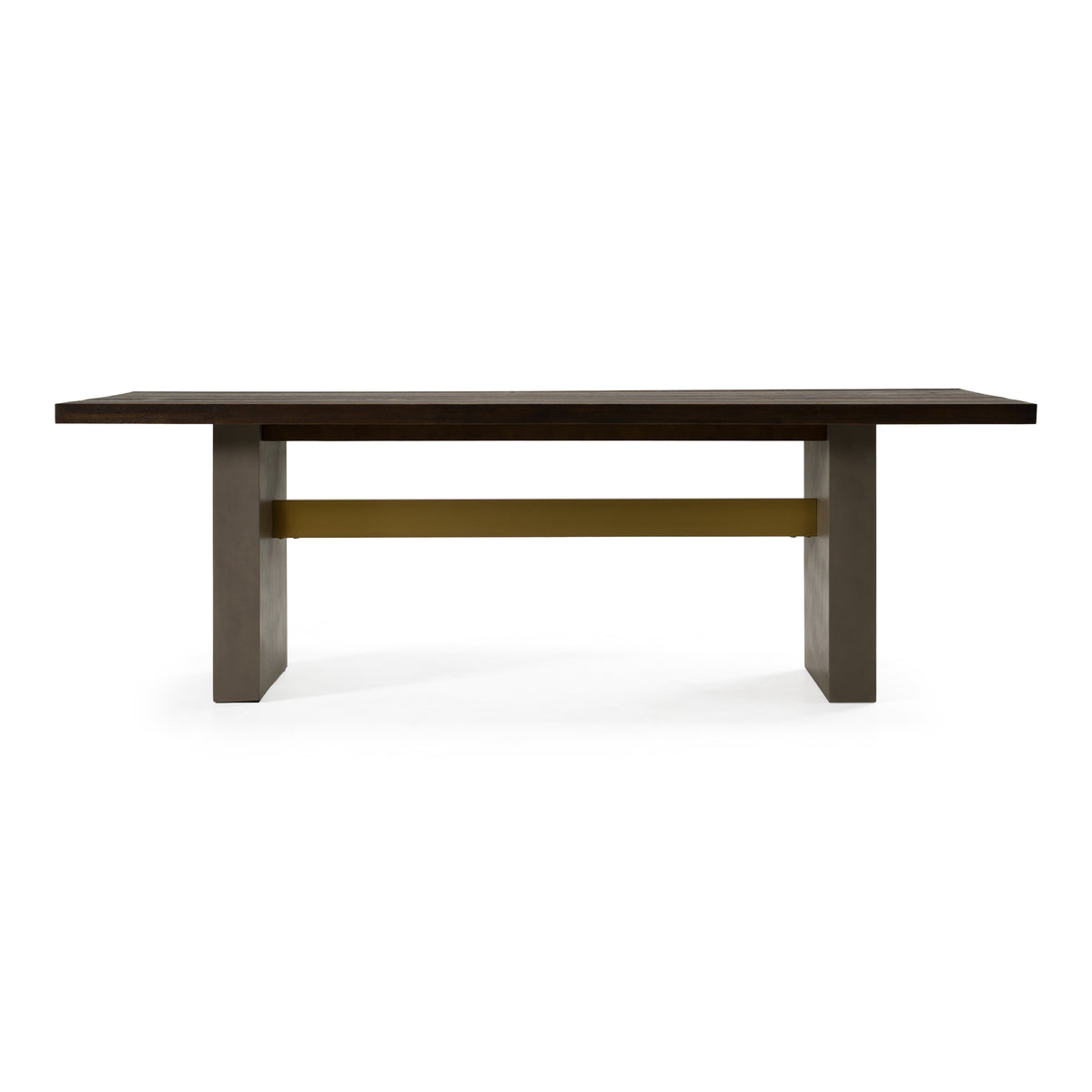 June - Modern Dark Grey & Walnut Dining Table by VIG Furniture - View 1