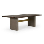 June - Modern Dark Grey & Walnut Dining Table by VIG Furniture - View 4