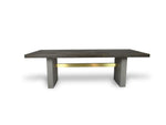 June - Modern Dark Grey & Walnut Dining Table by VIG Furniture - View 2