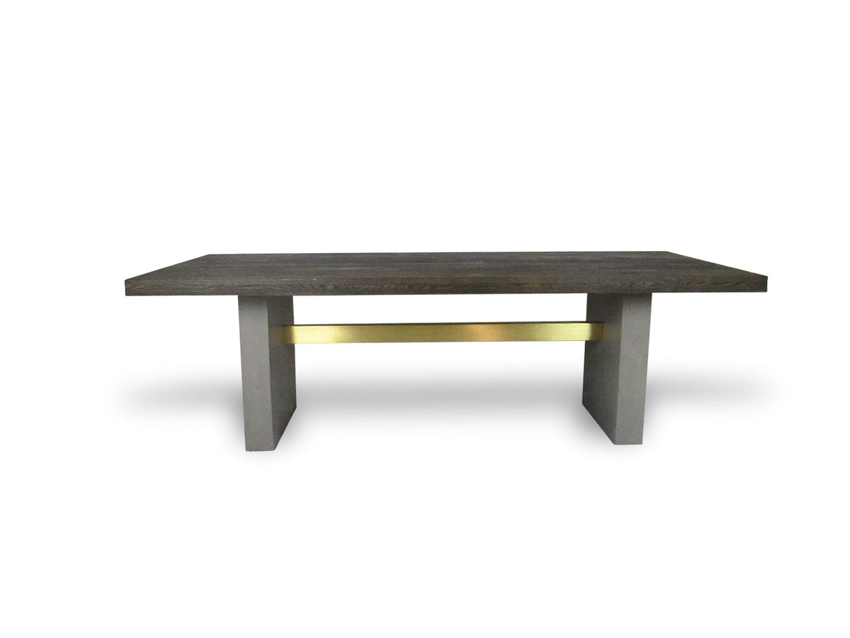 June - Modern Dark Grey & Walnut Dining Table by VIG Furniture - View 2