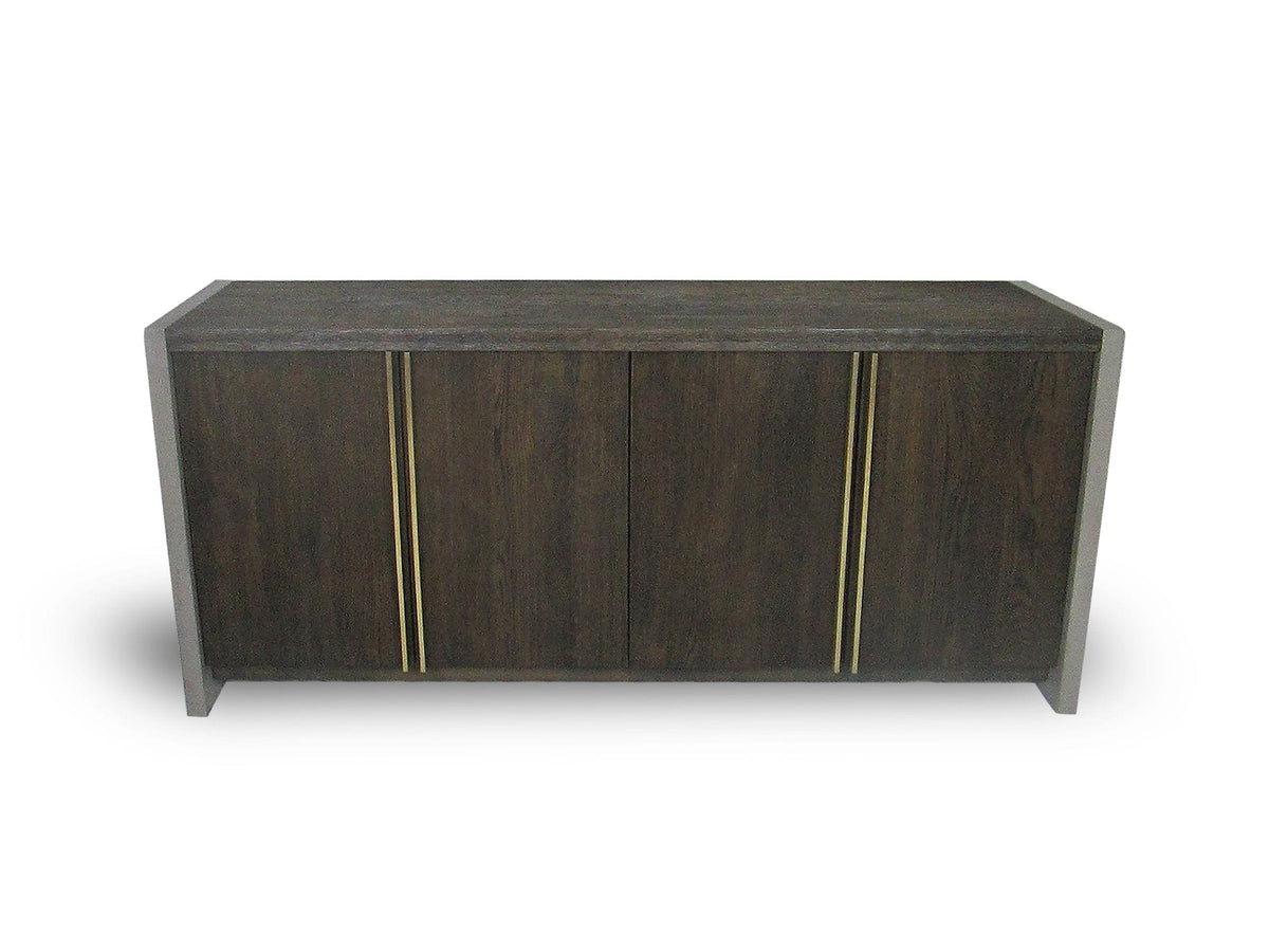 June - Modern Dark Grey & Walnut Buffet by VIG Furniture - View 2