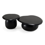 Kalvin - Modern Black Concrete Nesting Coffee Table Set by VIG Furniture - View 2