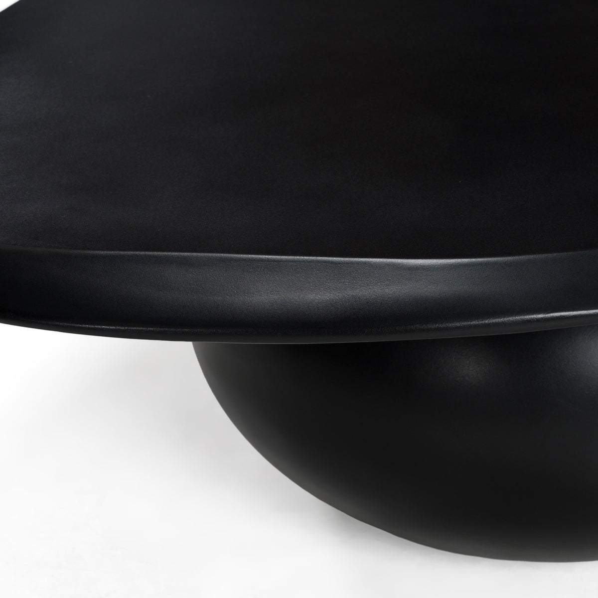 Kalvin - Modern Black Concrete Nesting Coffee Table Set by VIG Furniture - View 3