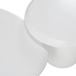 Kalvin - Modern Ivory Concrete Nesting Coffee Table Set by VIG Furniture - View 4
