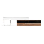 Karlstad - Modern White + Walnut TV Stand by VIG Furniture - View 1