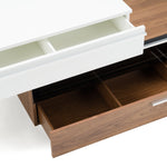 Karlstad - Modern White + Walnut TV Stand by VIG Furniture - View 4