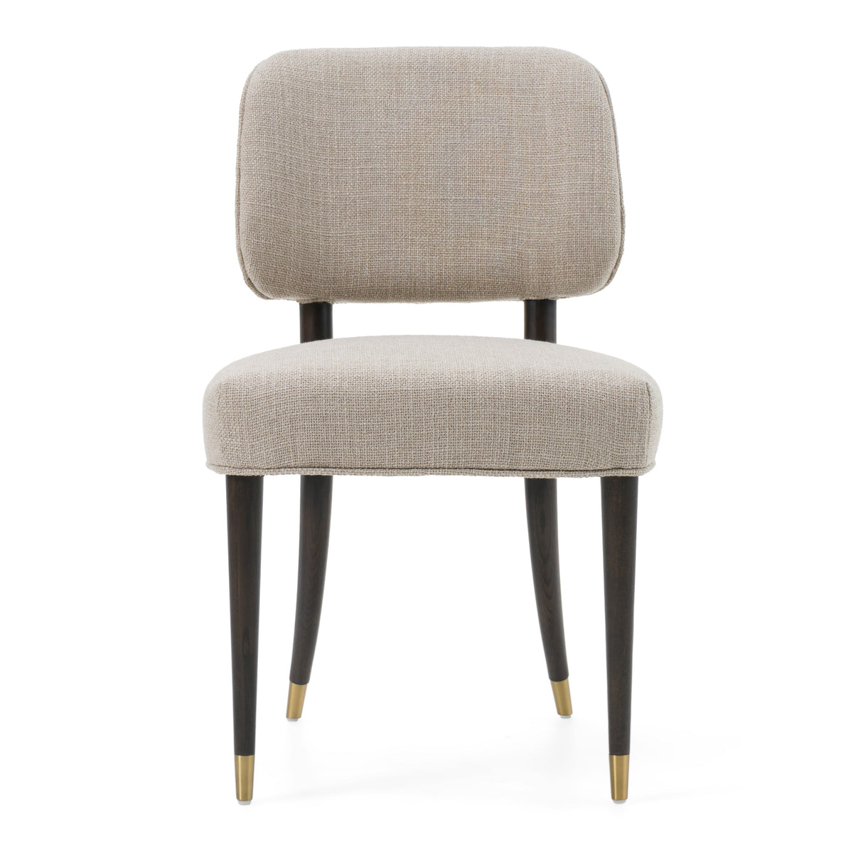 Kathy - Modern Beige Fabric + Oak Dining Chair (Set of 2) by VIG Furniture - View 2
