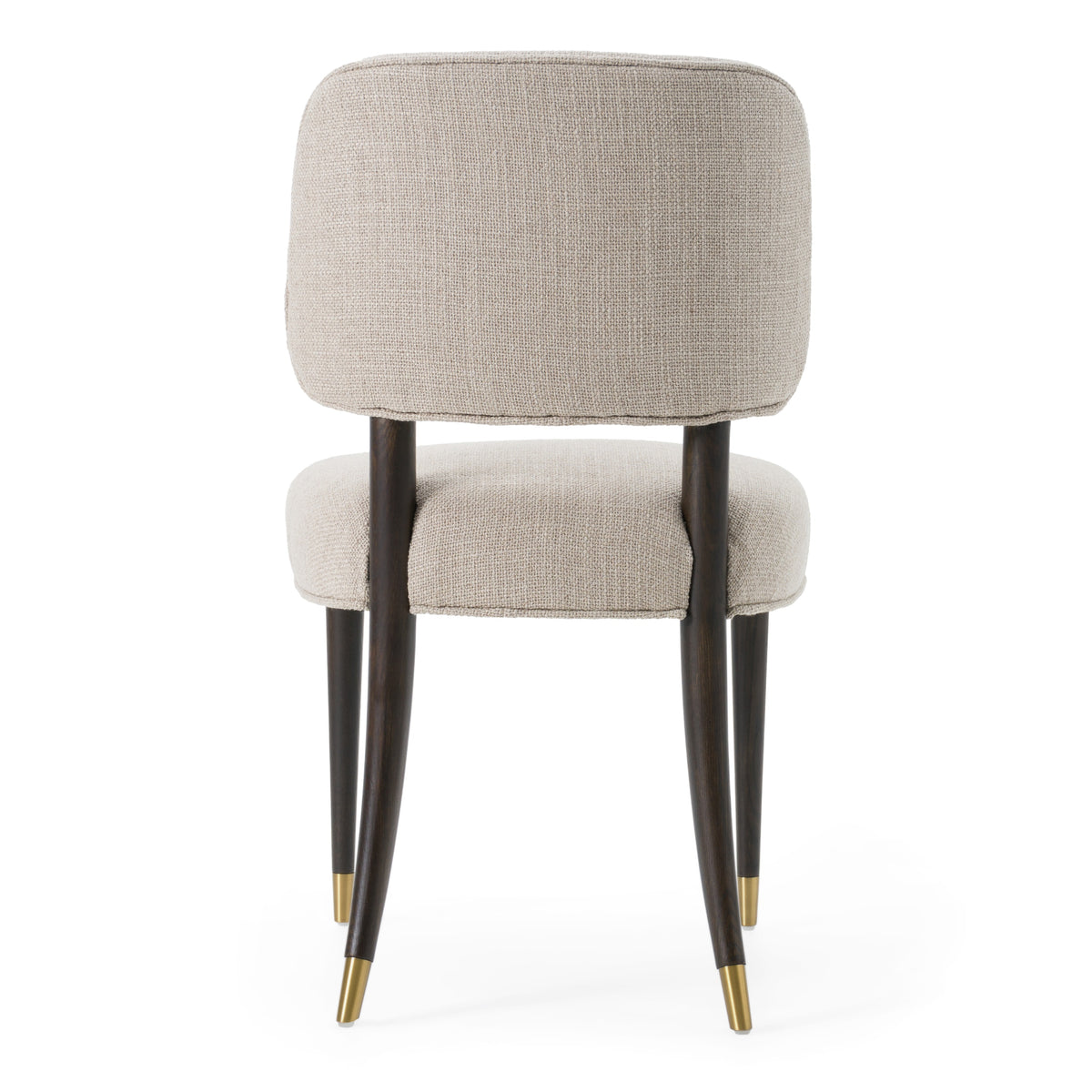 Kathy - Modern Beige Fabric + Oak Dining Chair (Set of 2) by VIG Furniture - View 4